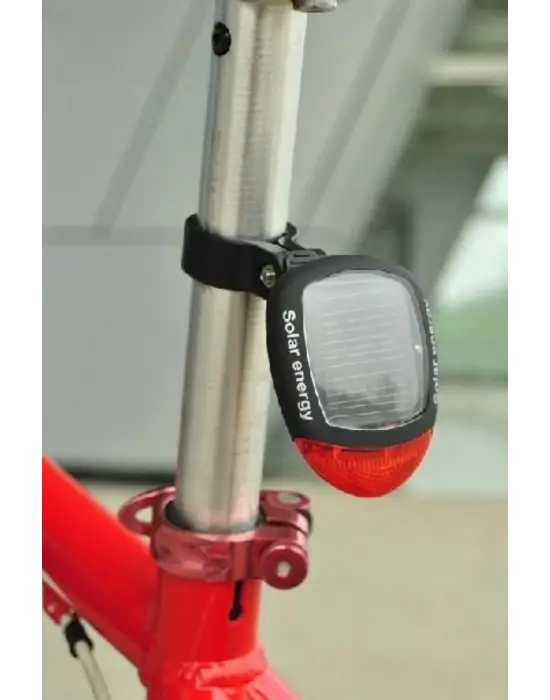 Omarı Güneş Enerjili Bisiklet Kuyruk Lambası