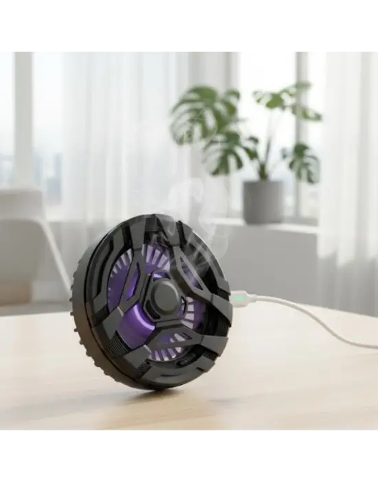 BUFFER® Manyetik Telefon ve Tablet Soğutucu – Güçlü Sessiz Fanlı, Hızlı Isı Dağıtıcı Mobil Cihaz Soğutma Aparatı S25 Radiator