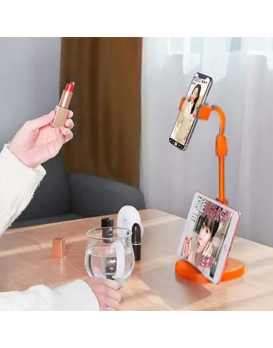 Omarı Masa Üstü Tablet ve Telefon Tutucu Standı - Pratik ve Şık Çözüm