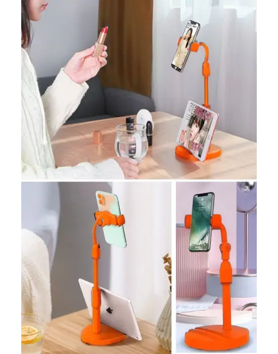 Omarı Masa Üstü Tablet ve Telefon Tutucu Standı - Pratik ve Şık Çözüm