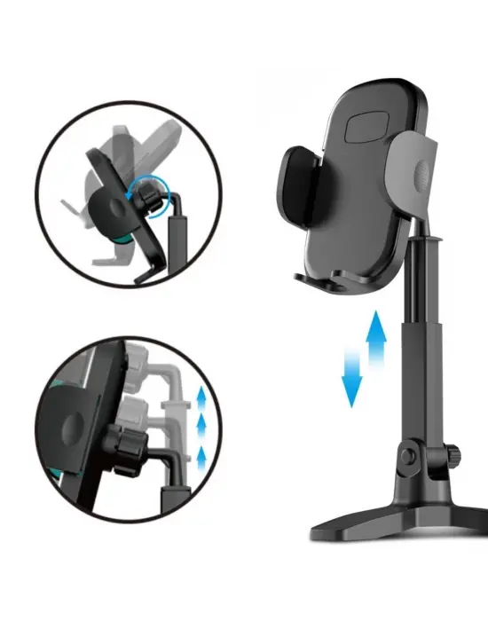 Omarı Derece Dönebilen Masaüstü Telefon Standı