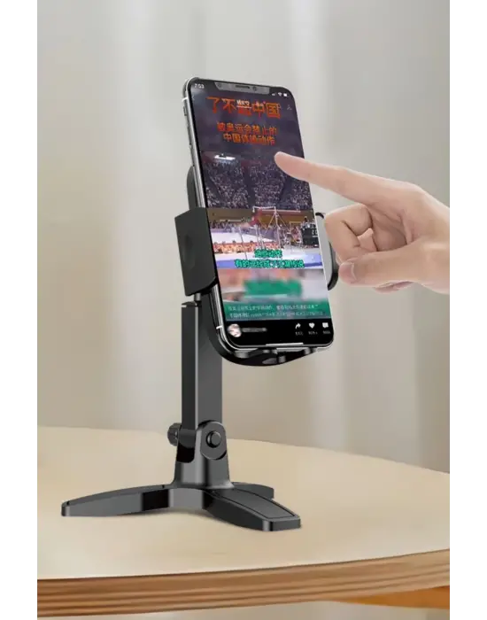 Omarı Derece Dönebilen Masaüstü Telefon Standı