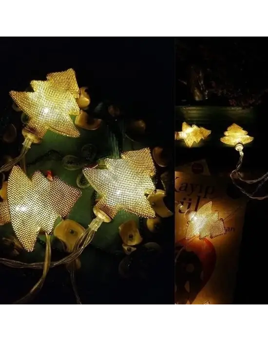 Omarı Metal Örgülü Günışığı Şerit Led Işık Zinciri