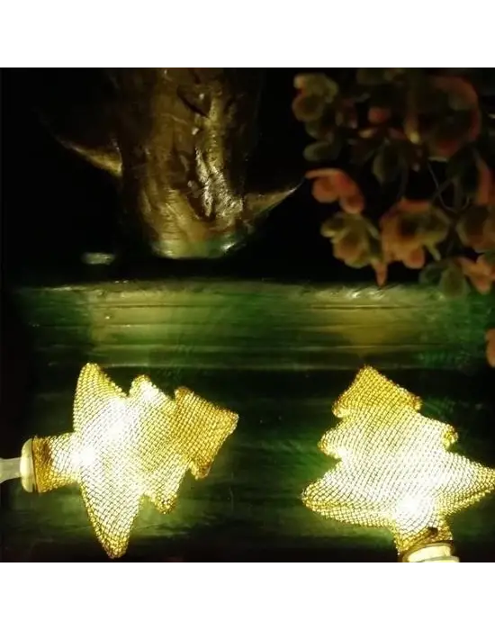 Omarı Metal Örgülü Günışığı Şerit Led Işık Zinciri