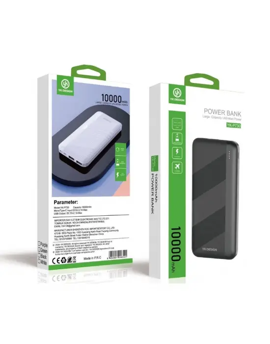 Omarı Hızlı Şarj Edebilen mAh Taşınabilir Powerbank