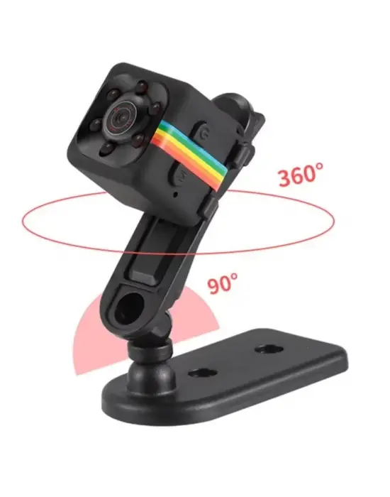 Omarı Mini Boy Küp Tipi Gece Görüşlü Güvenlik Kamerası