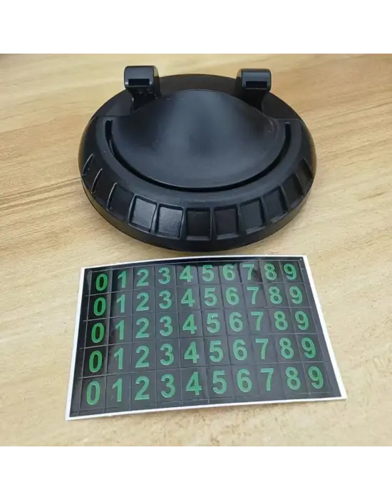 BUFFER® Numaratörlü Güçlü Yapışkanlı 360 Derece Dönebilen Su Geçirmez Araç İçi Telefon Tutucu Plastik Aparat