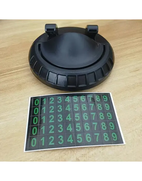 BUFFER® Numaratörlü Güçlü Yapışkanlı 360 Derece Dönebilen Su Geçirmez Araç İçi Telefon Tutucu Plastik Aparat