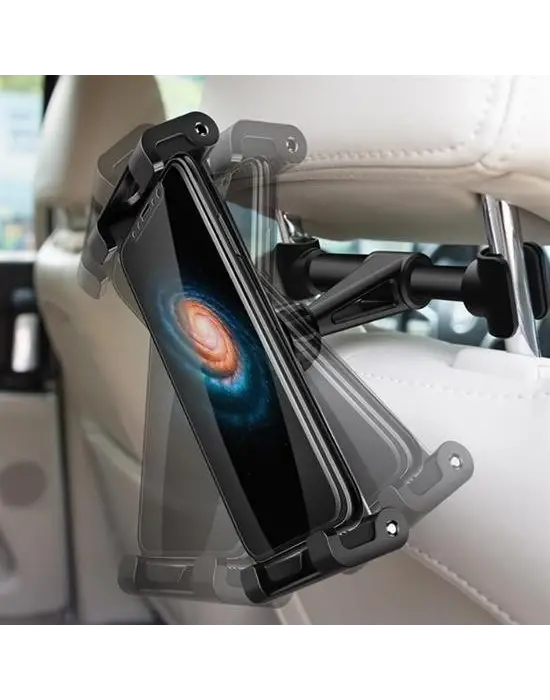 Omarı Ayarlanabilir Derece Dönebilen Oto Koltuk Telefon Tutucu