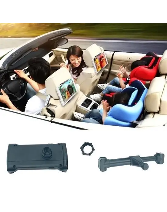Omarı Ayarlanabilir Derece Dönebilen Oto Koltuk Telefon Tutucu