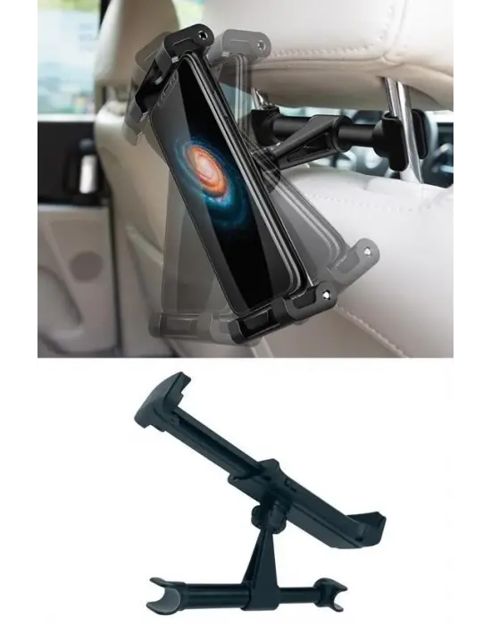 Omarı Ayarlanabilir Derece Dönebilen Oto Koltuk Telefon Tutucu