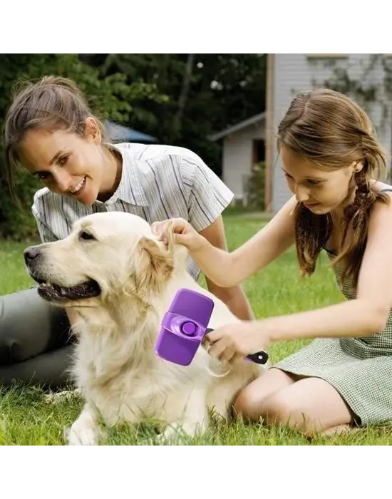 Omarı Otomatik Temizlenebilen Kedi Köpek Tüy Toplama Fırçası