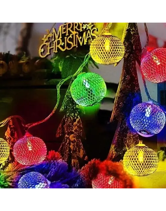 Omarı Top Led Kandil Şeklinde Aydınlatma Dekorasyonu