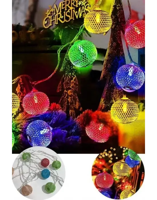 Omarı Top Led Kandil Şeklinde Aydınlatma Dekorasyonu