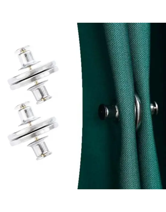 Omarı Perde ve Kumaş Tutturma Mıknatısı - Pratik Çözüm