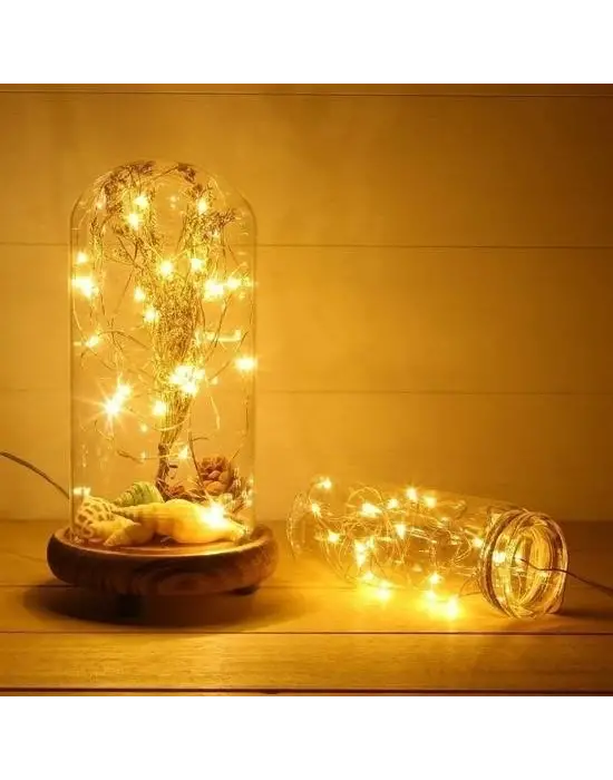 BUFFER® Peri Led Işık 28 Ledli  3 Metre Sarı Led Şerit Aydınlatma Spot Led