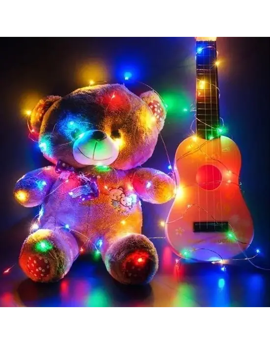 Omarı RGB Pilli Peri Led Işık 3 Metre - Dekoratif Gaming Aydınlatma