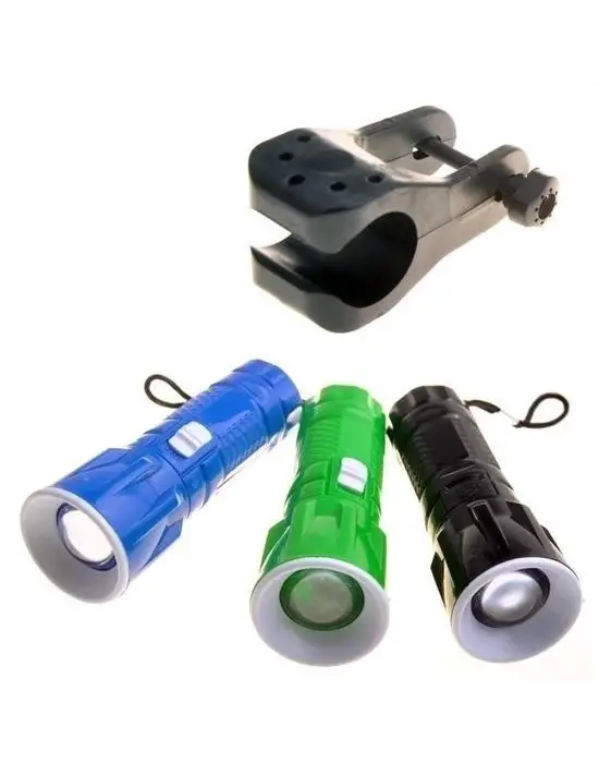 Omarı Zoomlu Pilli Ledli Bisiklet Ön Farı