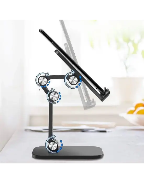 Omarı Ayarlanabilir Kaydırmaz Tabanlı Telefon ve Tablet Standı