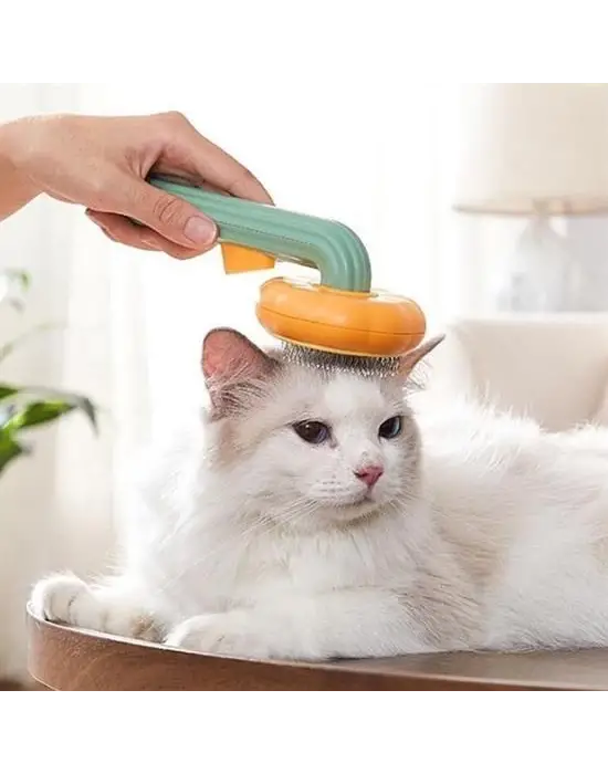 Omarı Çok Amaçlı Yeşil Pet Fırçası - Evcil Hayvan Bakımı için Ideal