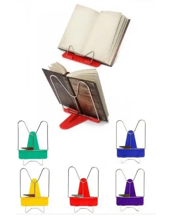 Omarı Pratik Ayarlanabilir Metal Kitap Okuma Standı