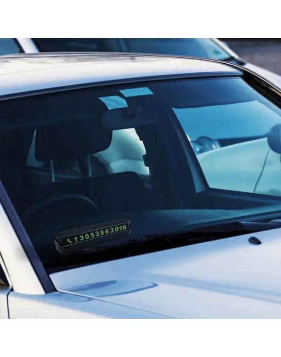 Omarı Fosforlu Araç İçi Telefon Numarası Numaralık