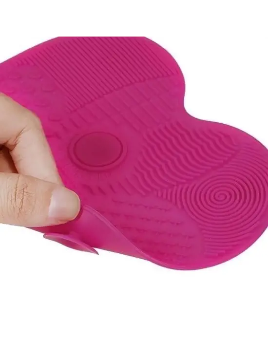 Omarı Pratik Makyaj Fırçası Temizleme Matı - Kolay Kullanım Özelliği