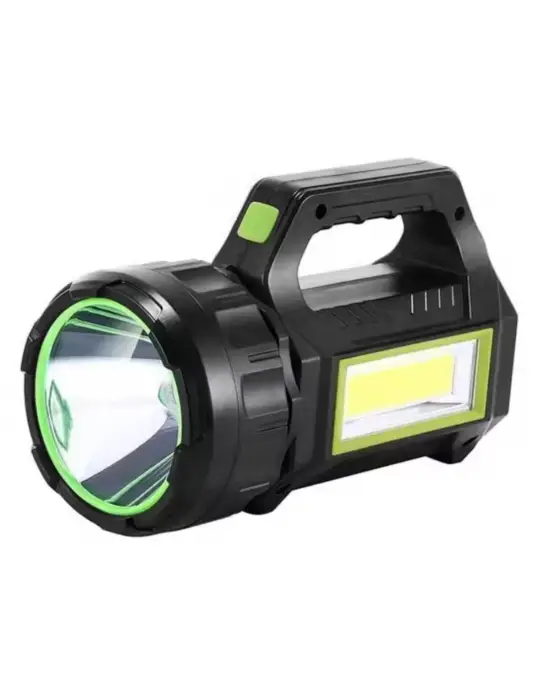 Omarı Taşınabilir USB Şarjlı LED El Feneri - Acil Durum Lambası & COB Işıklı