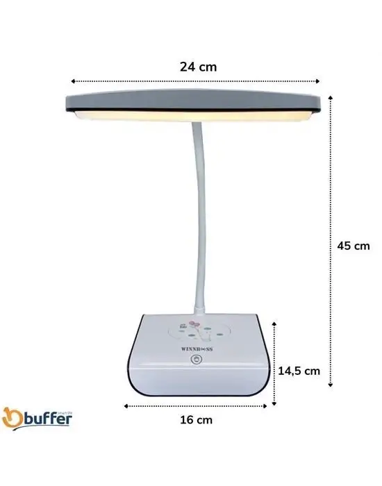 Omarı Esnek Dokunmatik LED Masa Lambası