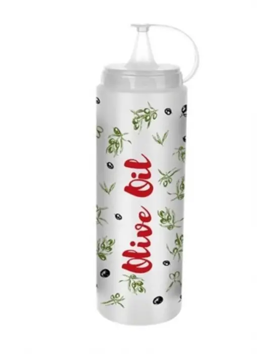 Omarı Şeffaf Kapaklı Sızdırmaz Yağlık ve Sosluk Şişesi