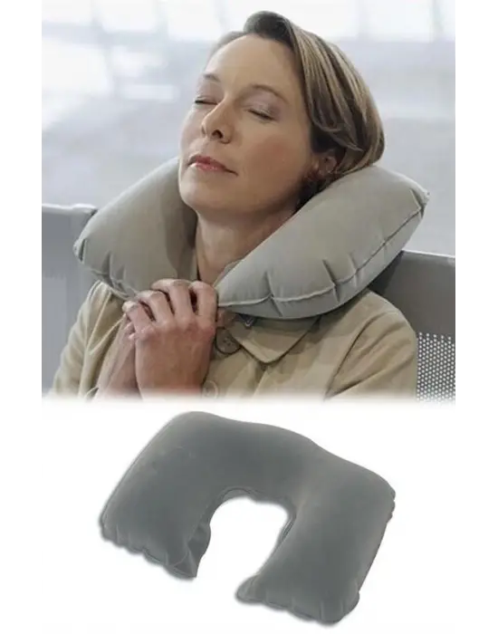 BUFFER® Seyahat Yolculuk Uyku Boyun Yastığı Ergonomik Ortopedik Yastık