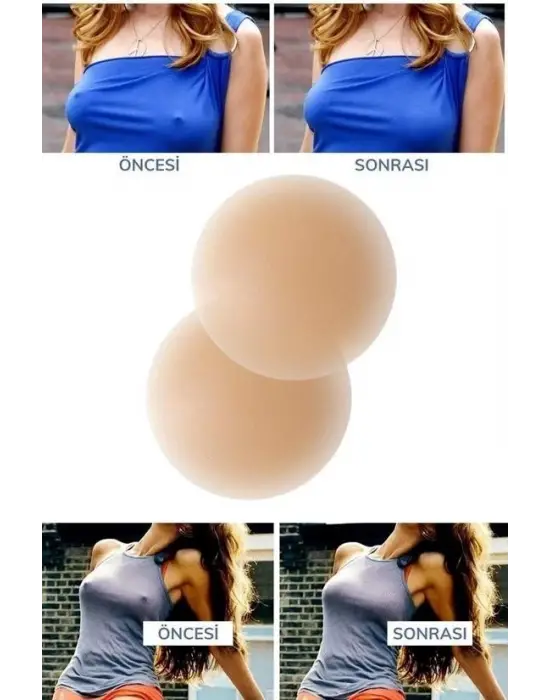 Omarı Silikon Göğüs Ucu Kapatıcı ve Gizleyici Bant