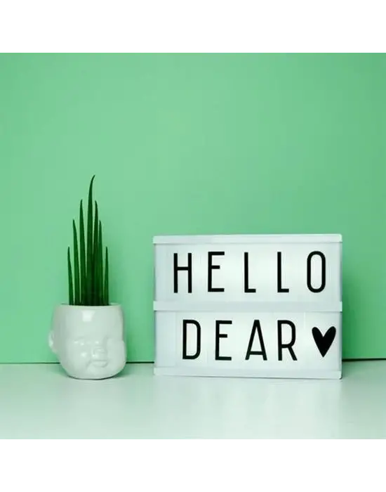 Omarı Modern Sinematik Lightbox Dekorasyon Aydınlatma Aksesuarı