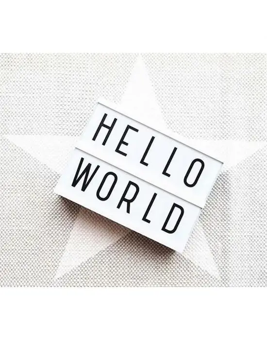 Omarı Modern Sinematik Lightbox Dekorasyon Aydınlatma Aksesuarı