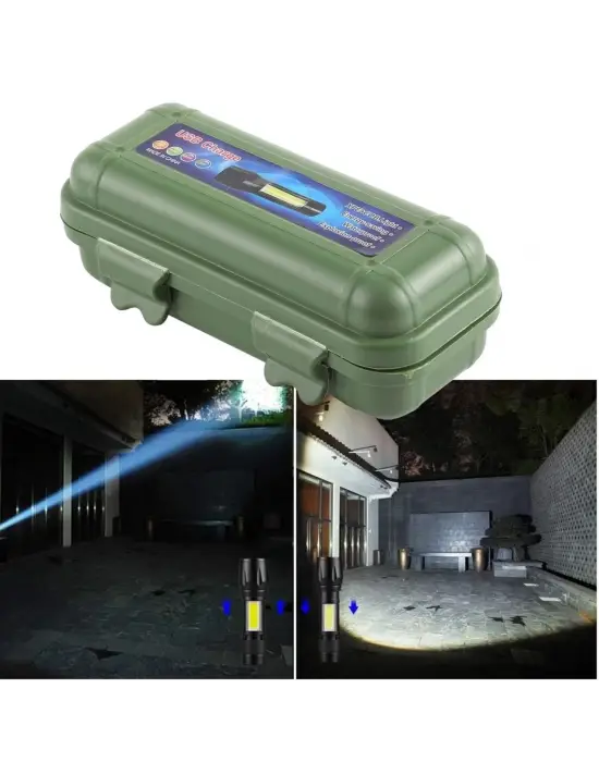 Omarı Taşınabilir Solar Mini El Feneri - LED Kamp ve Acil Lambası