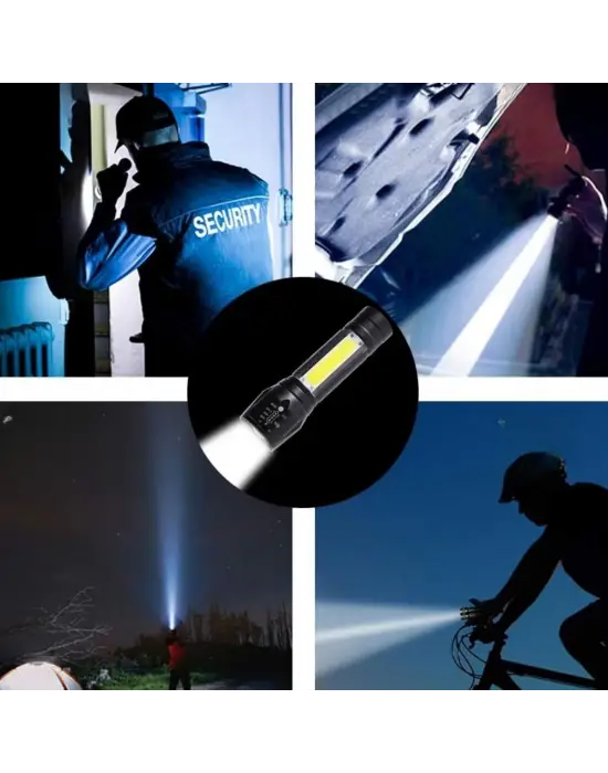 Omarı Taşınabilir Solar Mini El Feneri - LED Kamp ve Acil Lambası