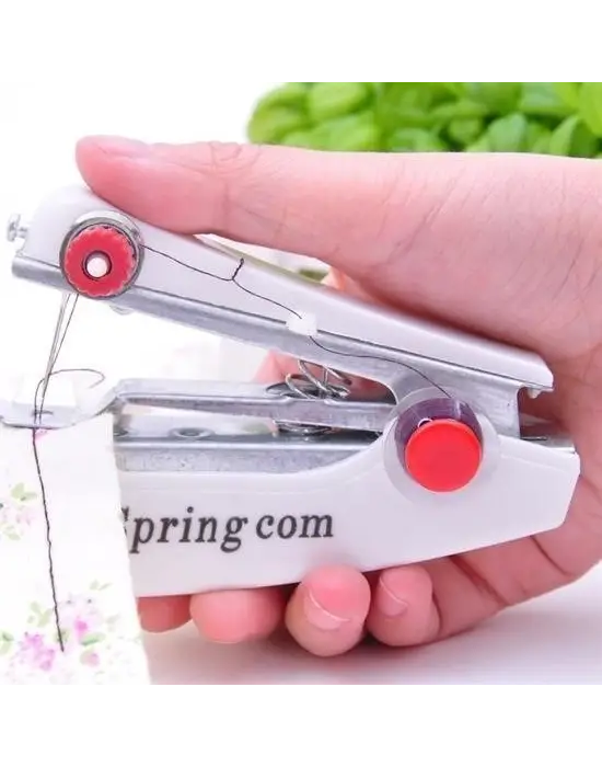 BUFFER® Spring Come Mini Kolay Seyehat ve Ev Tipi El Dikiş Dikme Makinası