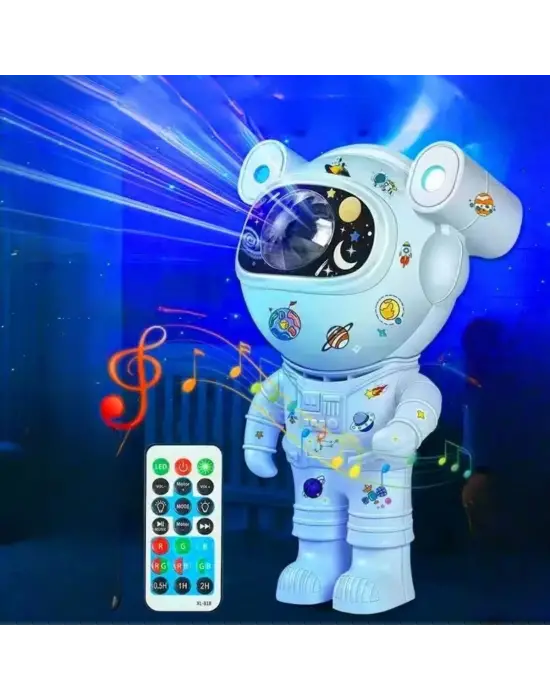 Omarı Kumandalı ASTRONOT Model Gece Lambası