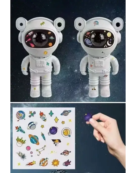 Omarı Kumandalı ASTRONOT Model Gece Lambası