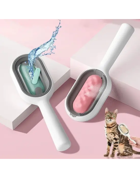 Omarı Su Hazneli Tüy Toplama Fırçası - Evcil Hayvanlar İçin Pratik Çözüm