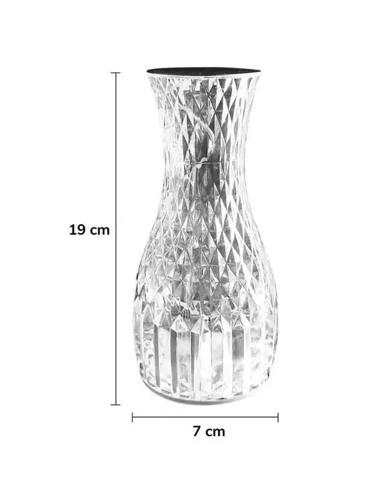 Omarı Renkli Işık Modlu USB Şarjlı Kumandalı Masa Üstü Lamba