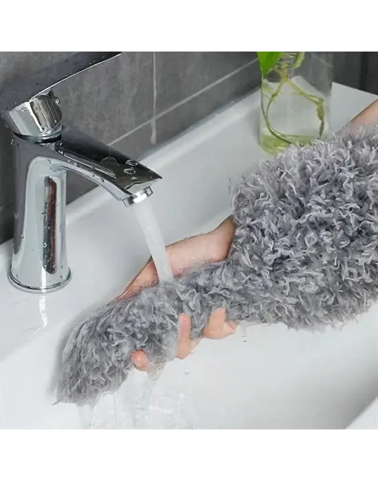 Omarı Pratik Teleskopik 3lü Mop Toz Alma Seti