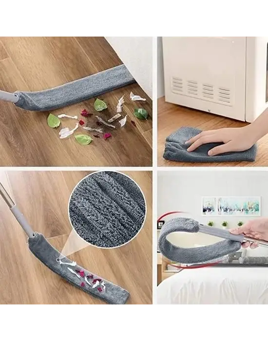 Omarı Pratik Teleskopik 3lü Mop Toz Alma Seti