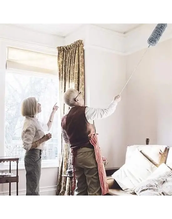 Omarı Pratik Teleskopik 3lü Mop Toz Alma Seti