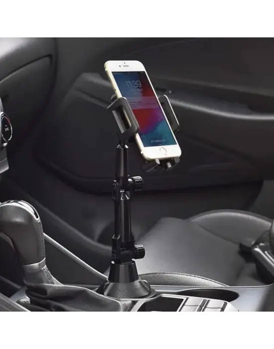 Omarı Teleskopik Araç Bardak Yerine Giren Telefon Tutucu