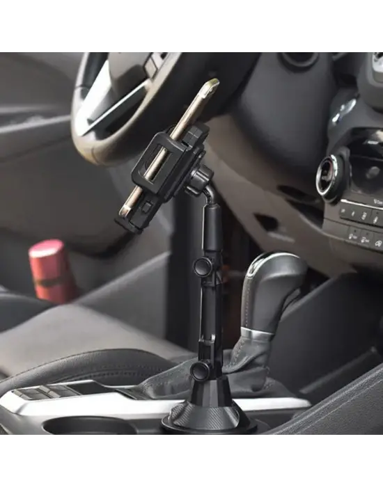 Omarı Teleskopik Araç Bardak Yerine Giren Telefon Tutucu