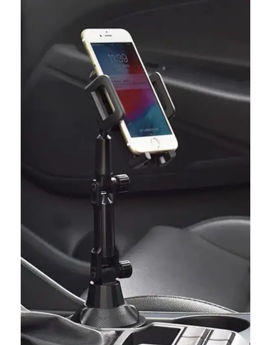 Omarı Teleskopik Araç Bardak Yerine Giren Telefon Tutucu