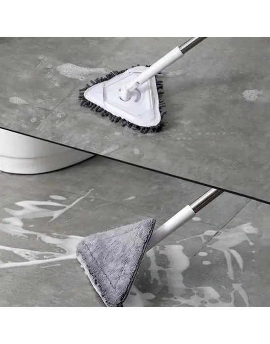 Omarı Teleskopik Saplı cm Üçgen Mop - Pratik ve Etkili Temizlik Çözümü