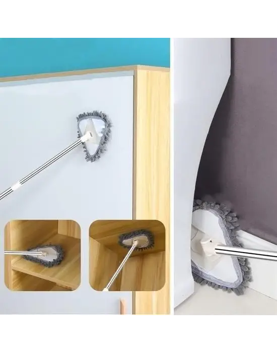 Omarı Teleskopik Saplı cm Üçgen Mop - Pratik ve Etkili Temizlik Çözümü