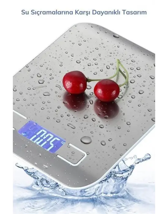 Omarı Hassas Ölçümlü 5 Kg Kapasiteli Dijital Mutfak Tartısı